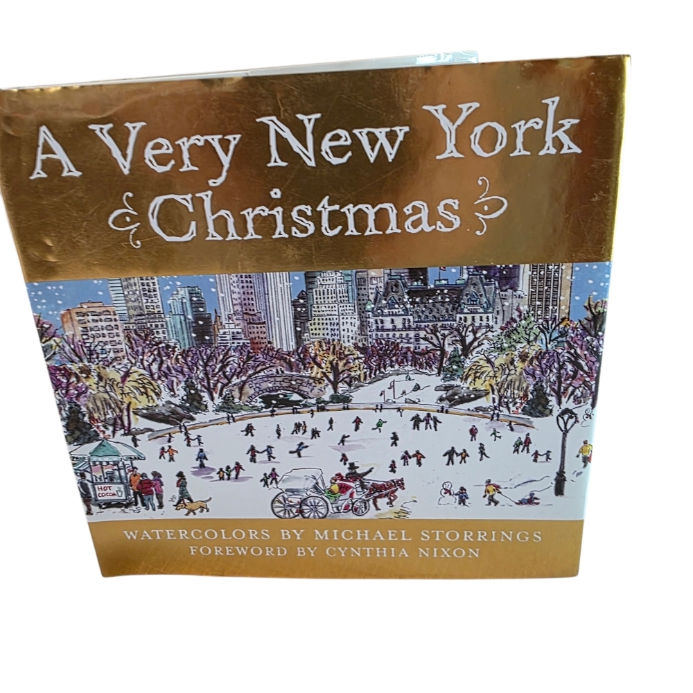 A Very New York Christmas Art And Culture Book by Michael Storrings EUC